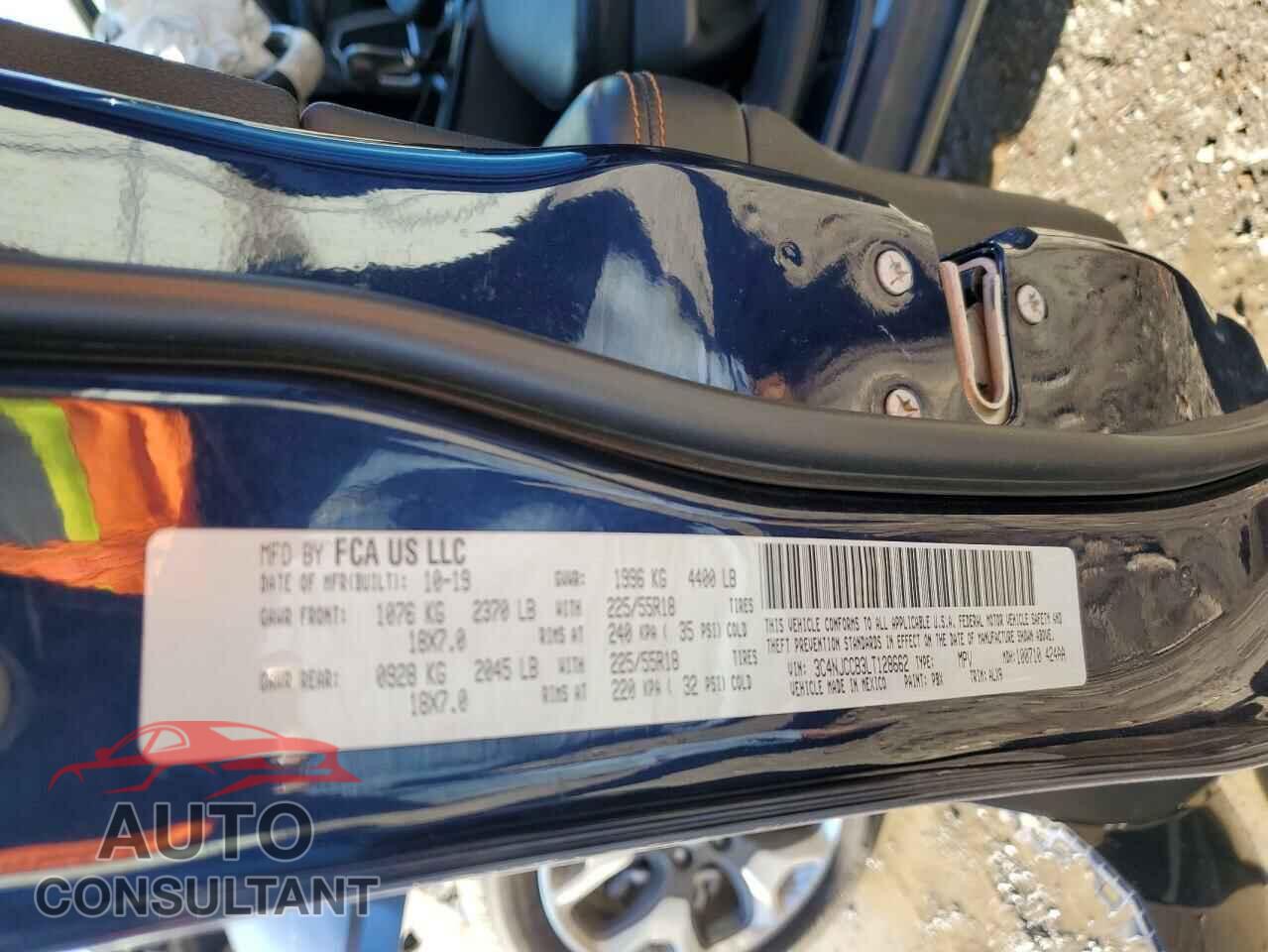 JEEP COMPASS 2020 - 3C4NJCCB3LT128662