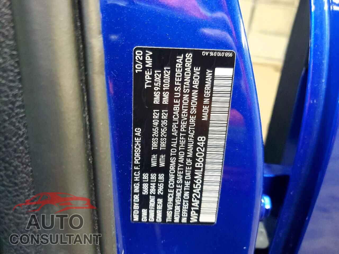 PORSCHE MACAN 2021 - WP1AF2A56MLB60248