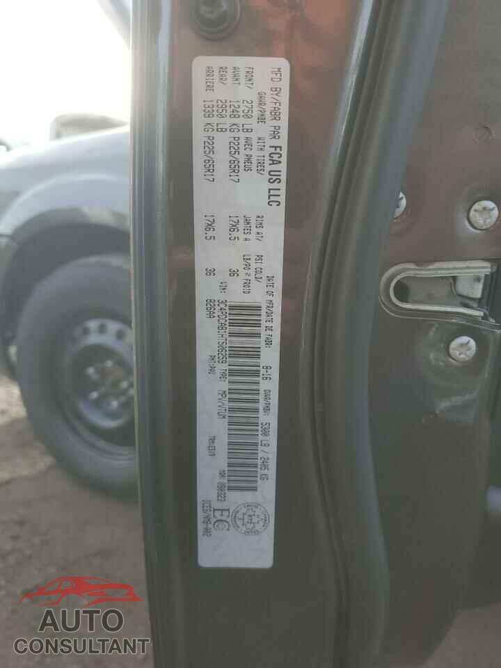 DODGE JOURNEY 2017 - 3C4PDCAB1HT506259