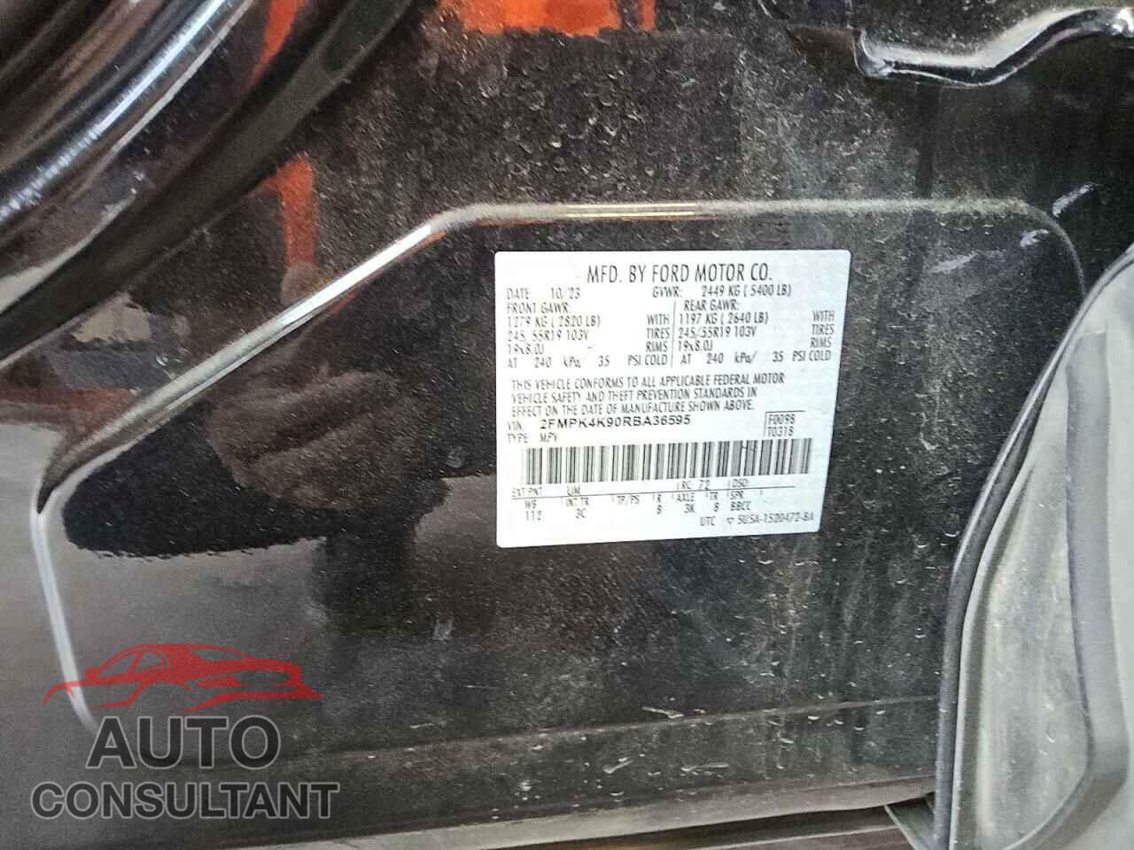 FORD EDGE 2024 - 2FMPK4K90RBA36595