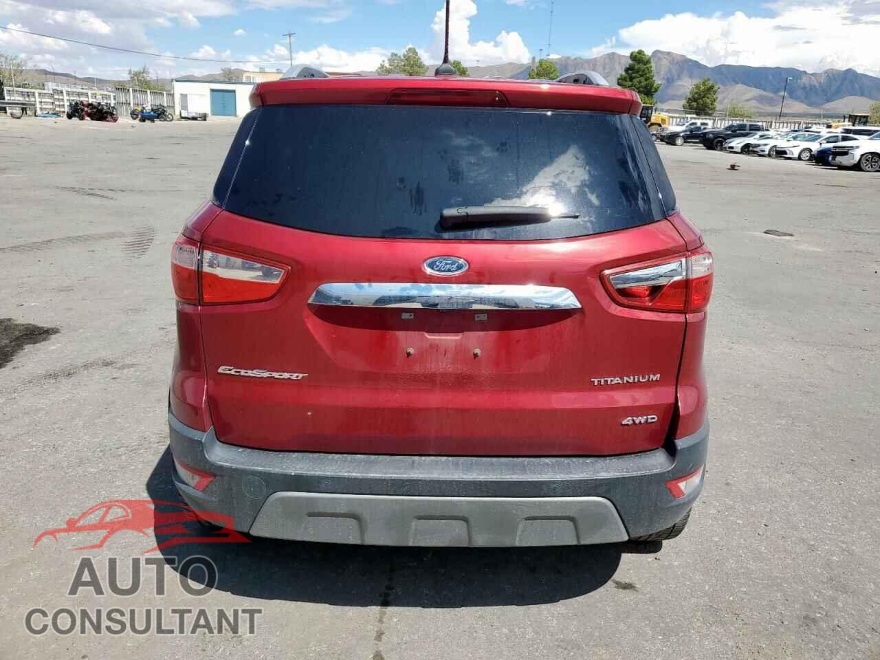 FORD ECOSPORT 2020 - MAJ6S3KL5LC376912