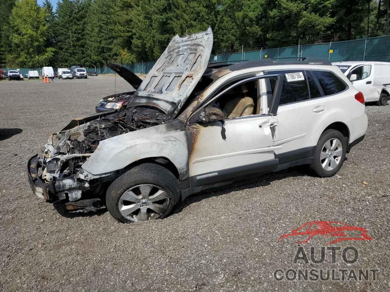 SUBARU OUTBACK 2012 - 4S4BRBKC6C3289658
