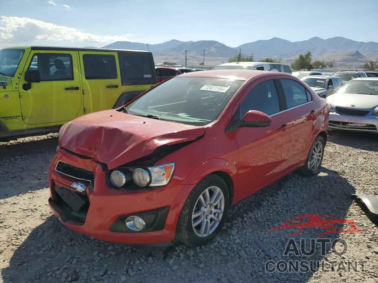CHEVROLET SONIC 2012 - 1G1JC5SH0C4170151