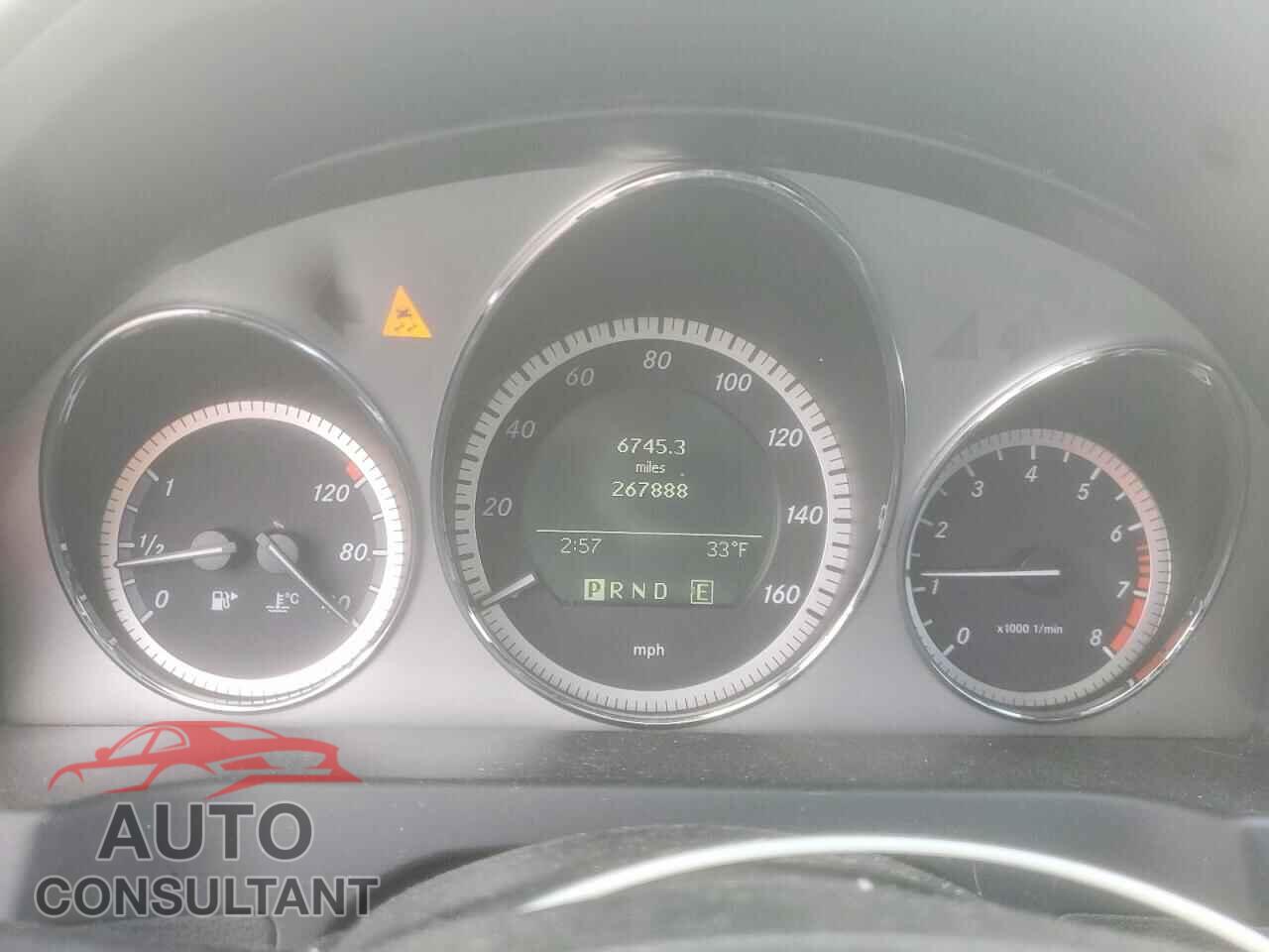 MERCEDES-BENZ C-CLASS 2011 - WDDGF8BB1BR184752