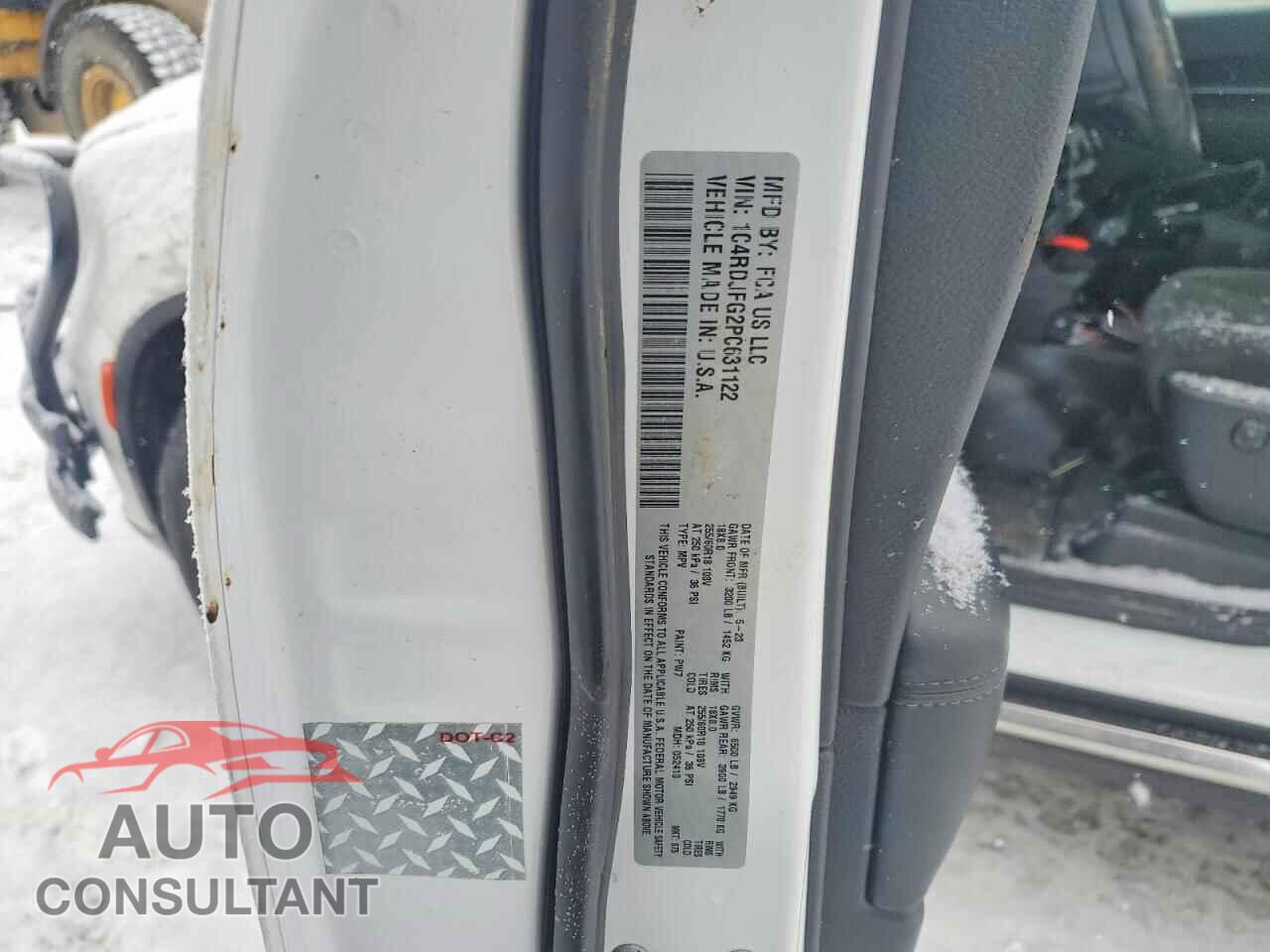 DODGE DURANGO 2023 - 1C4RDJFG2PC631122