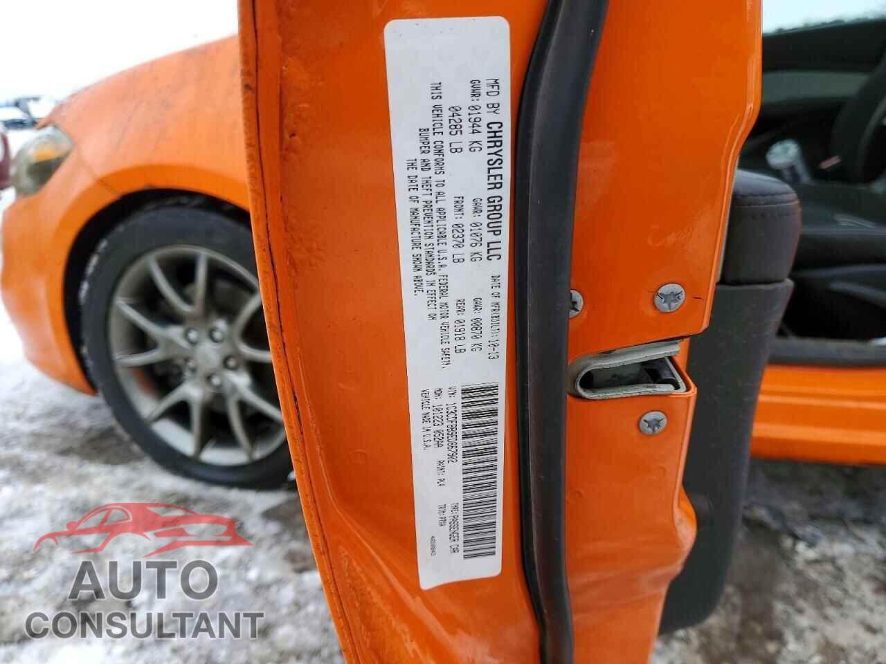 DODGE DART 2014 - 1C3CDFBB9ED667902