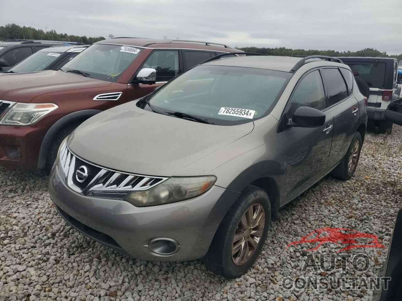 NISSAN MURANO 2009 - JN8AZ18U09W019878