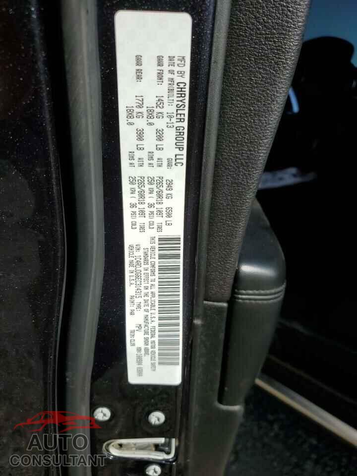 DODGE DURANGO 2014 - 1C4RDJDG6EC314315