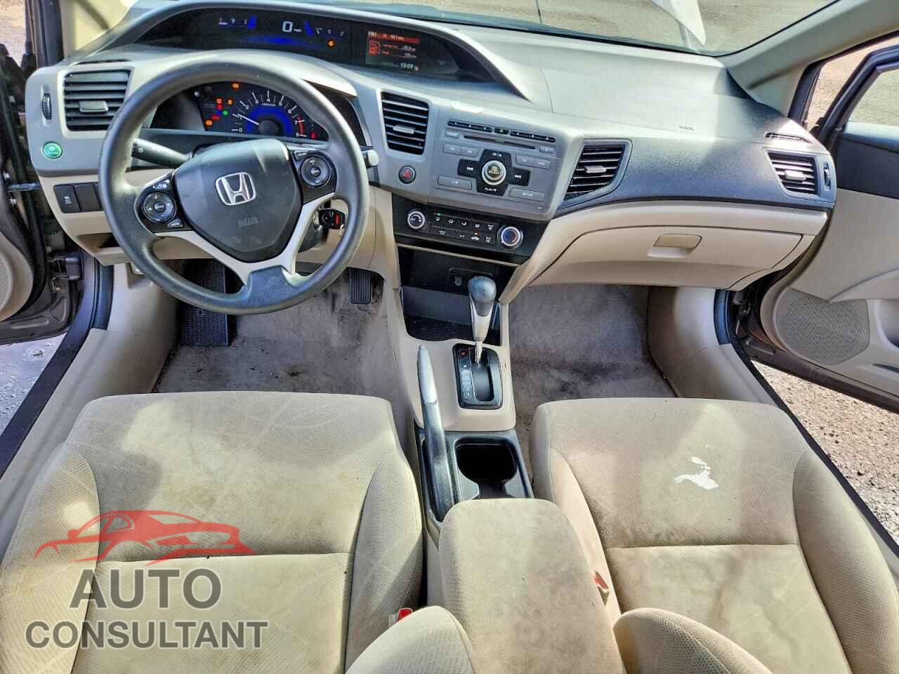 HONDA CIVIC 2012 - 19XFB2F58CE385743