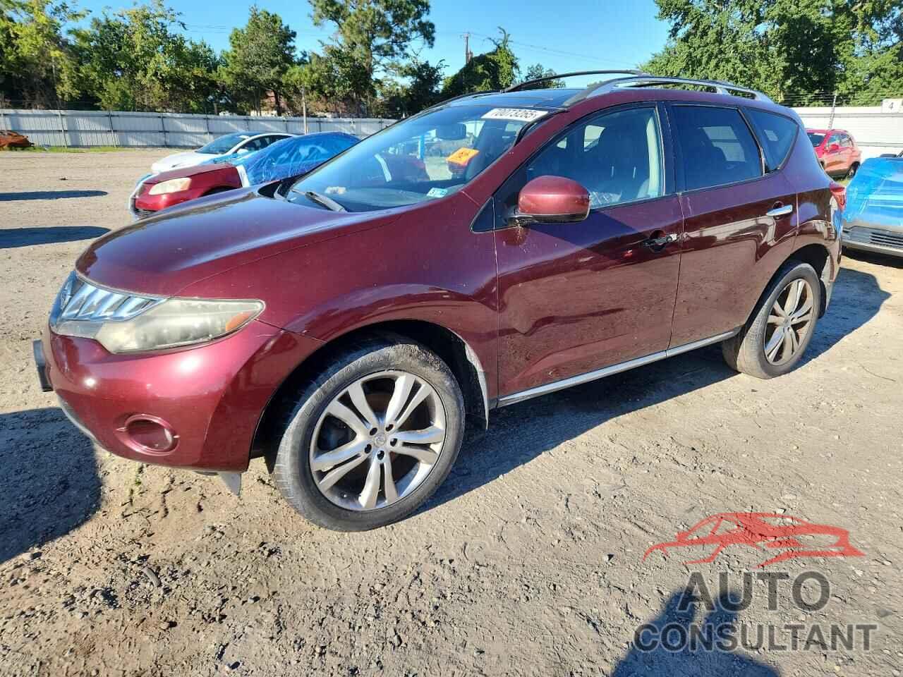 NISSAN MURANO 2009 - JN8AZ18WX9W157851