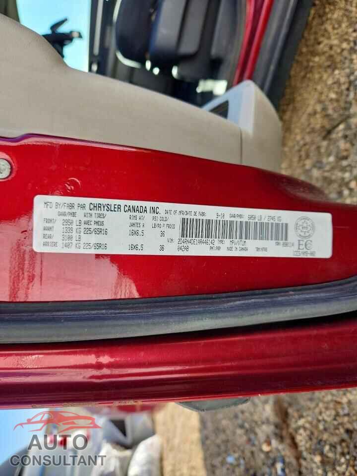 DODGE CARAVAN 2010 - 2D4RN4DE1AR446142