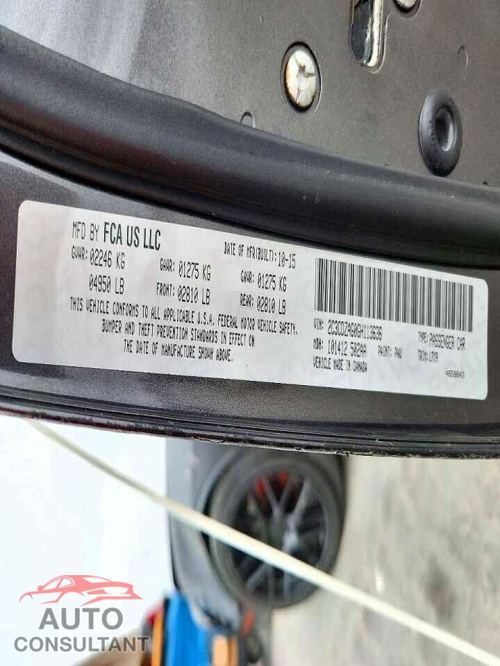 DODGE CHALLENGER 2016 - 2C3CDZAG0GH113636