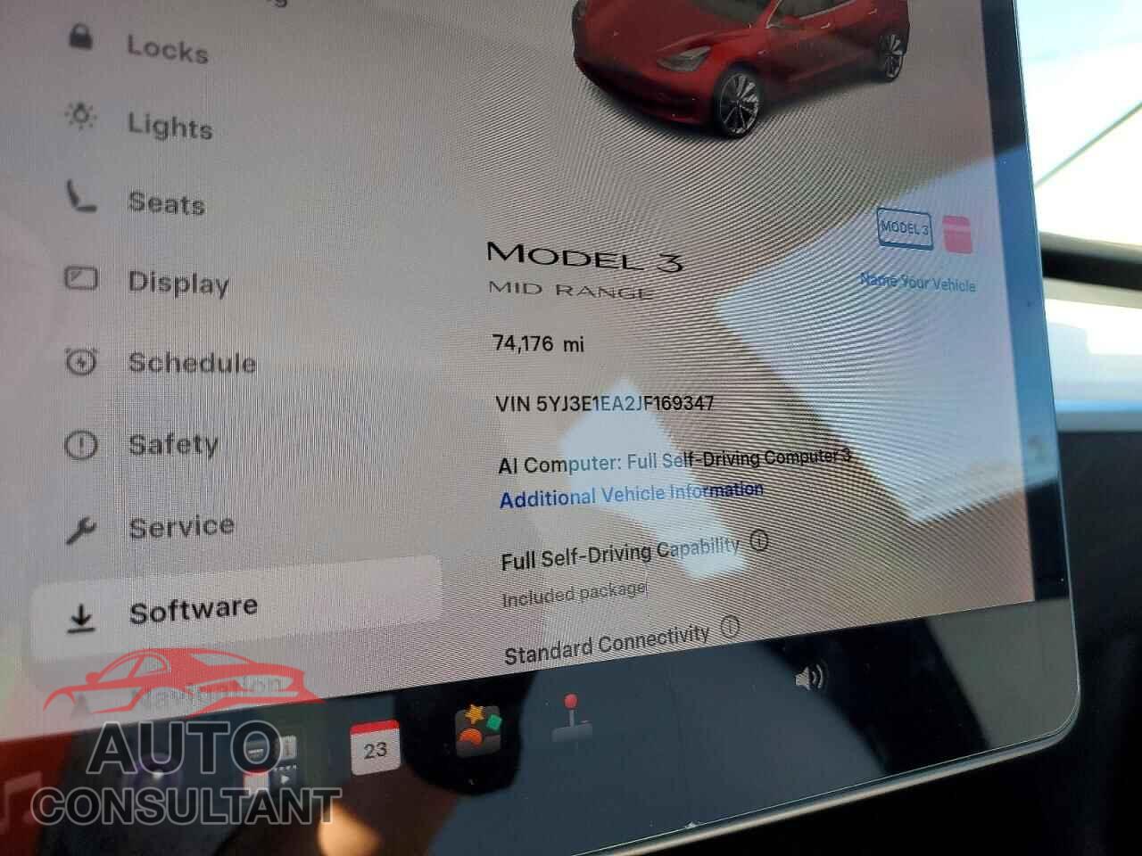 TESLA MODEL 3 2018 - 5YJ3E1EA2JF169347