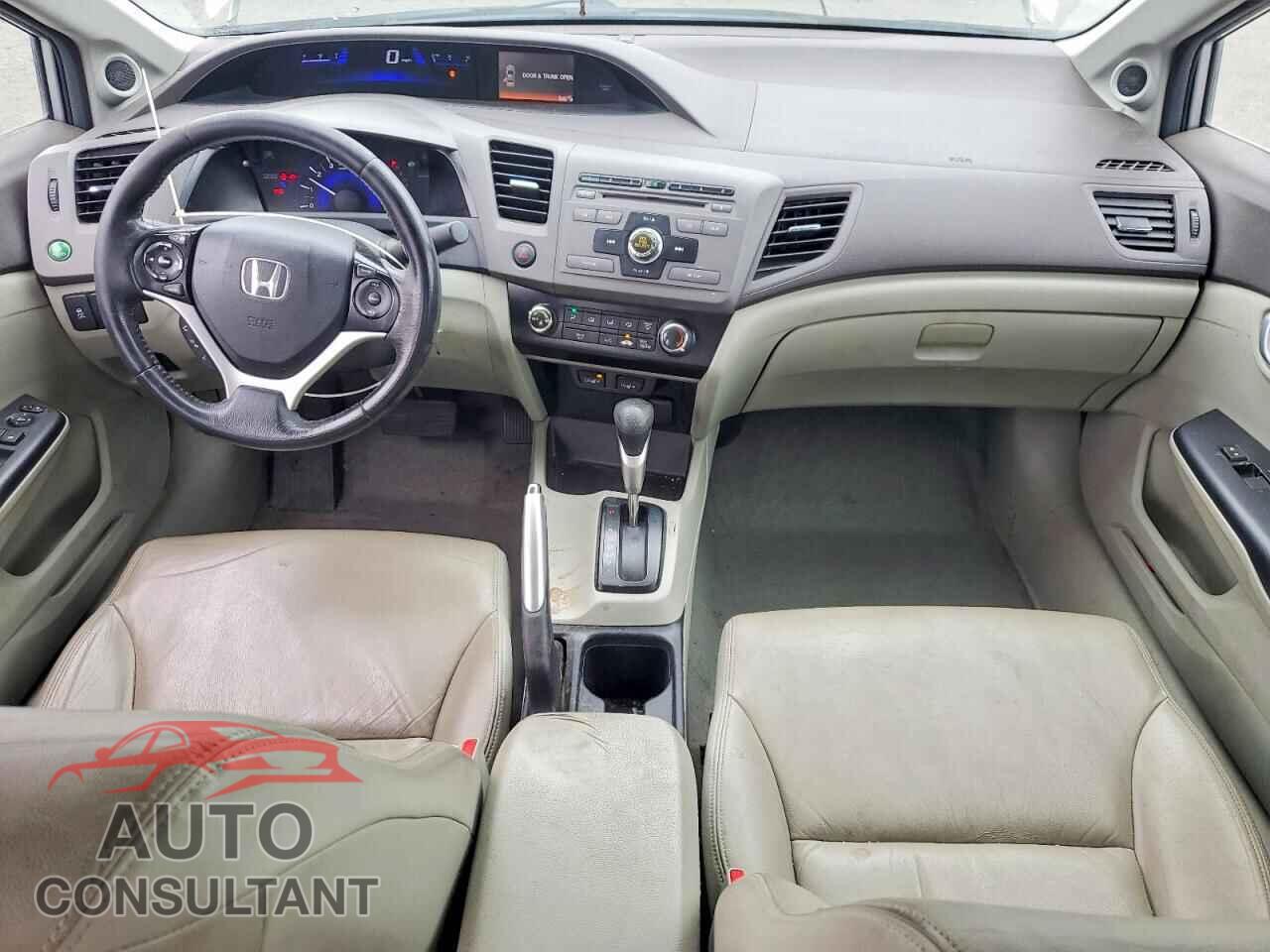 HONDA CIVIC 2012 - 19XFB2F99CE324565
