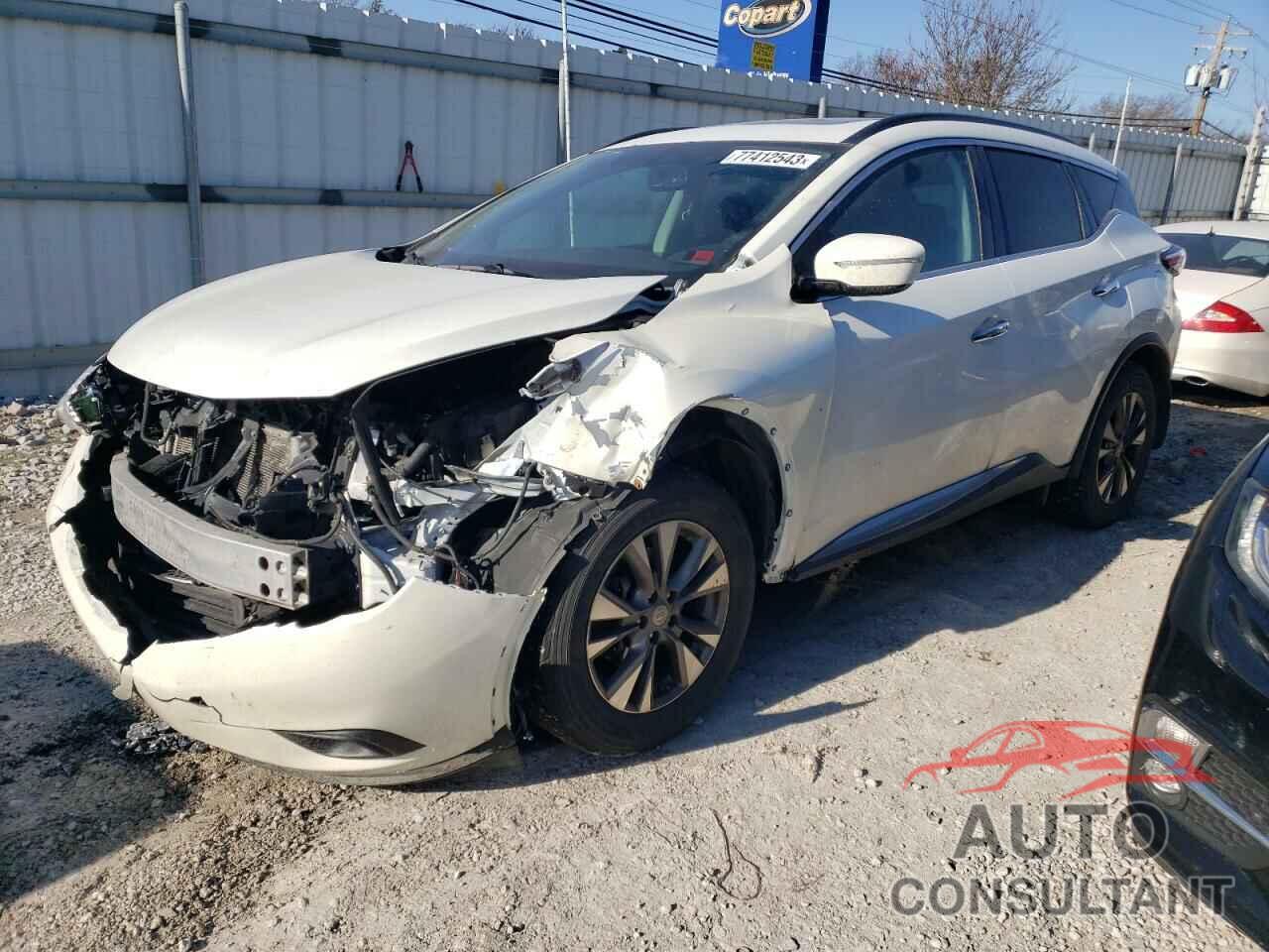 NISSAN MURANO 2015 - 5N1AZ2MH0FN211938