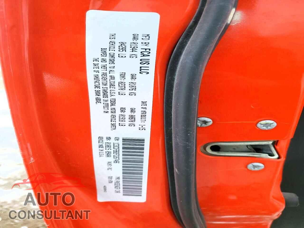 DODGE DART 2015 - 1C3CDFBB2FD267486
