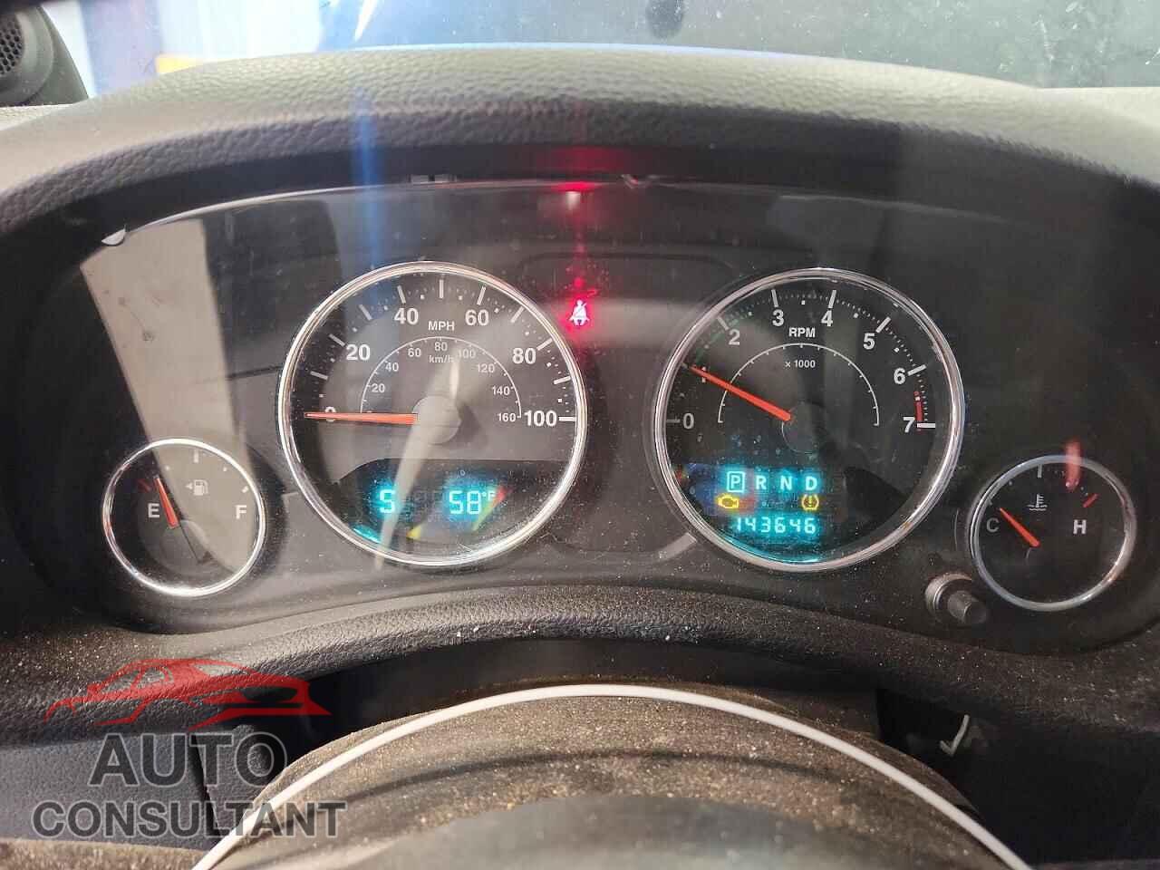 JEEP WRANGLER 2012 - 1C4BJWEG3CL176221