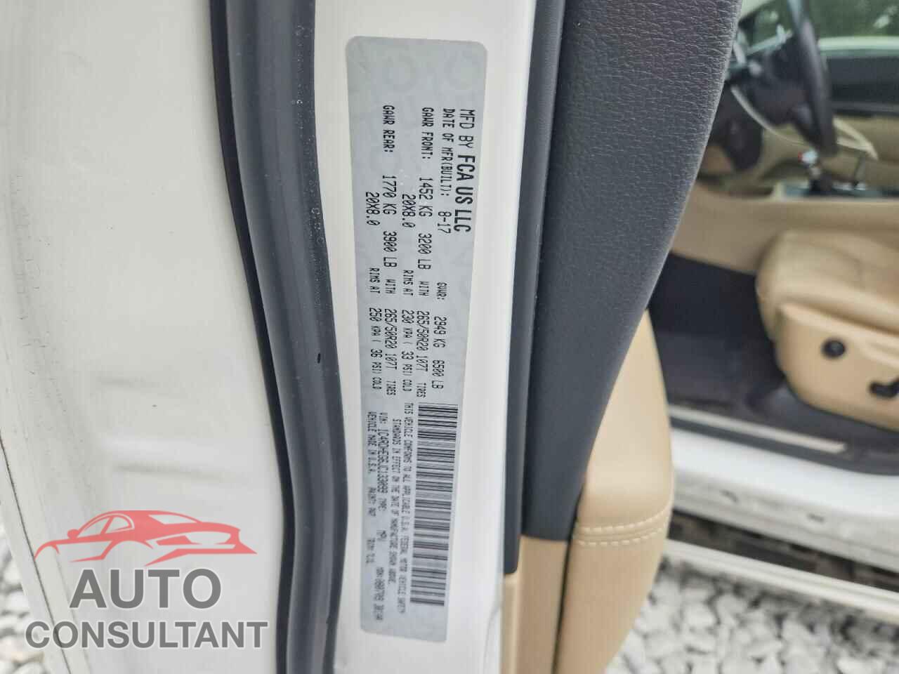 DODGE DURANGO 2018 - 1C4RDHEG6JC133099