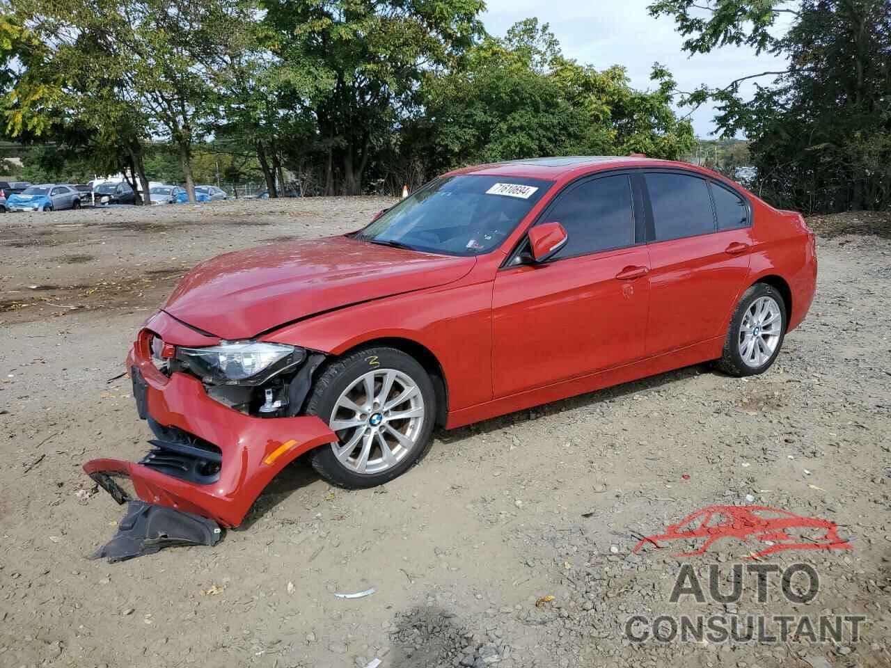 BMW 3 SERIES 2016 - WBA8A3C56GK690826