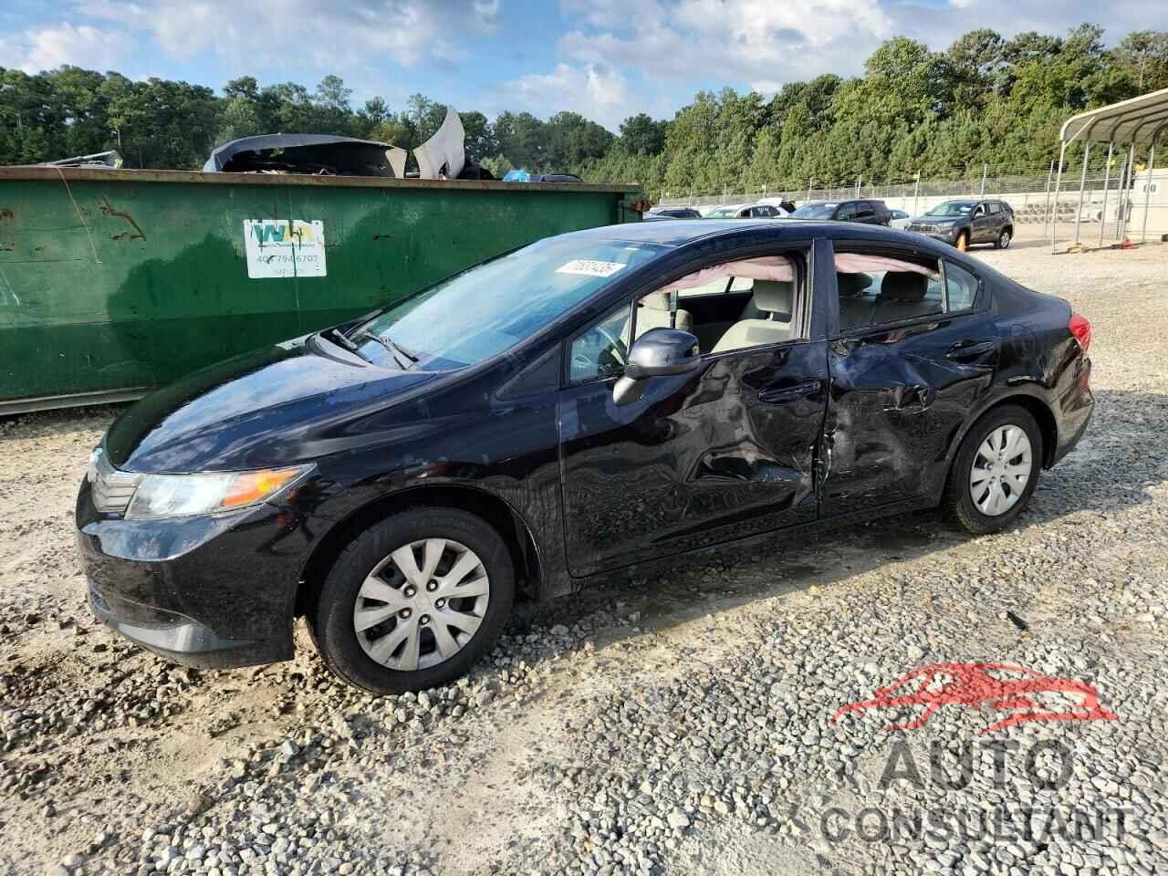 HONDA CIVIC 2012 - 19XFB2F58CE014758