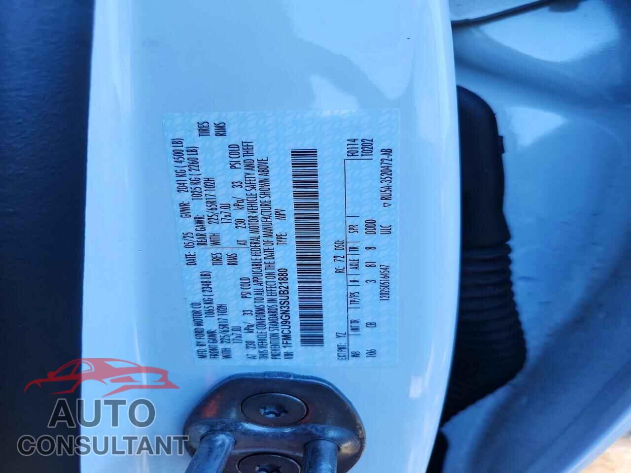 FORD ESCAPE 2025 - 1FMCU9GN3SUB21880