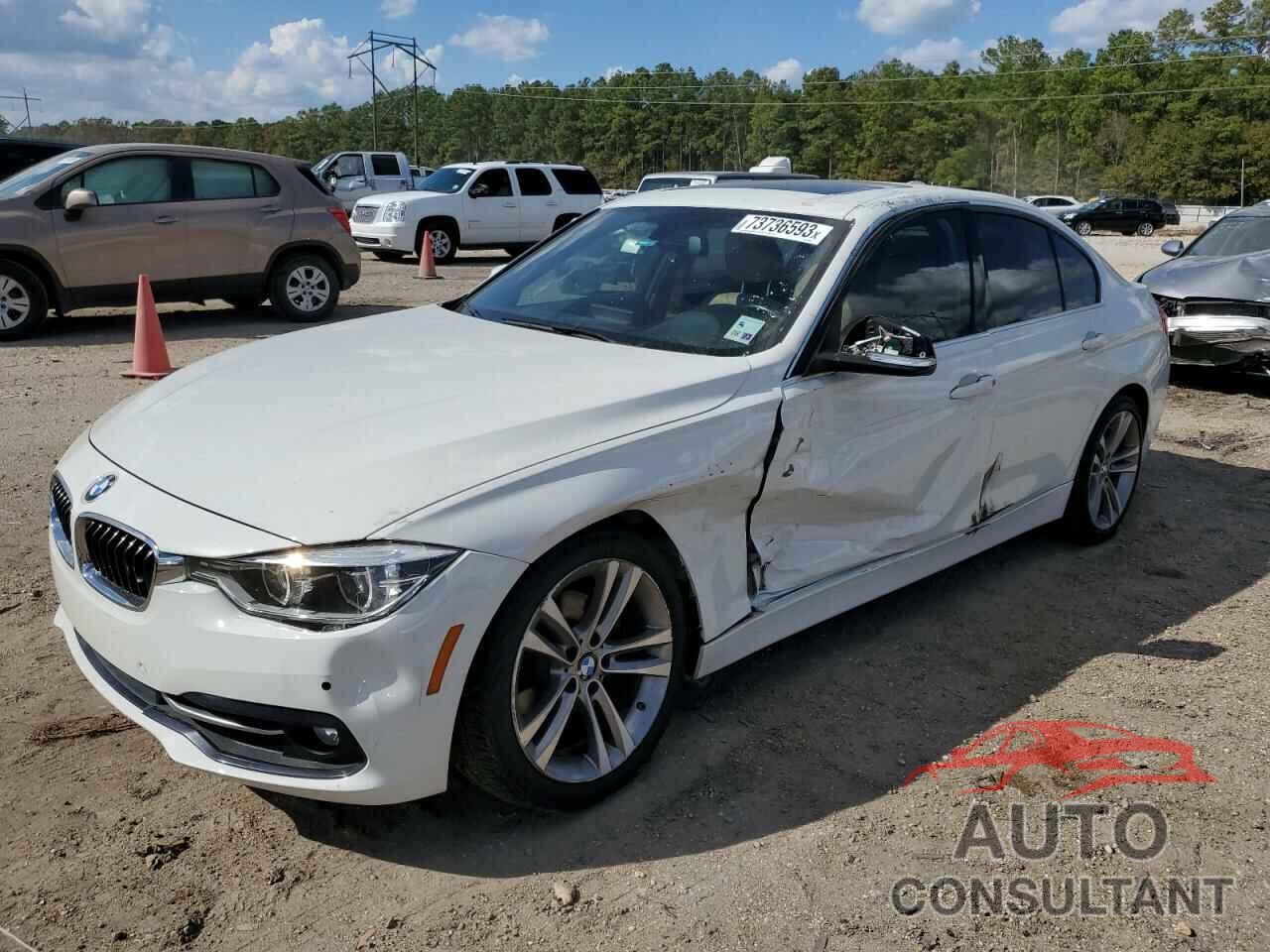 BMW 3 SERIES 2017 - WBA8B9G35HNU55455