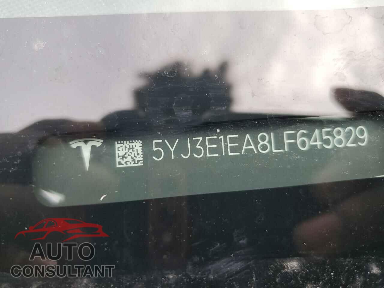 TESLA MODEL 3 2020 - 5YJ3E1EA8LF645829