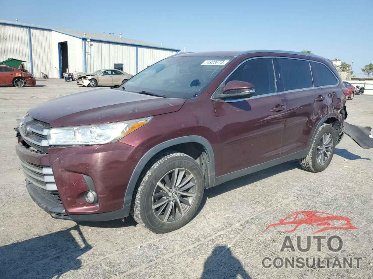 TOYOTA HIGHLANDER 2019 - 5TDKZRFH1KS296081