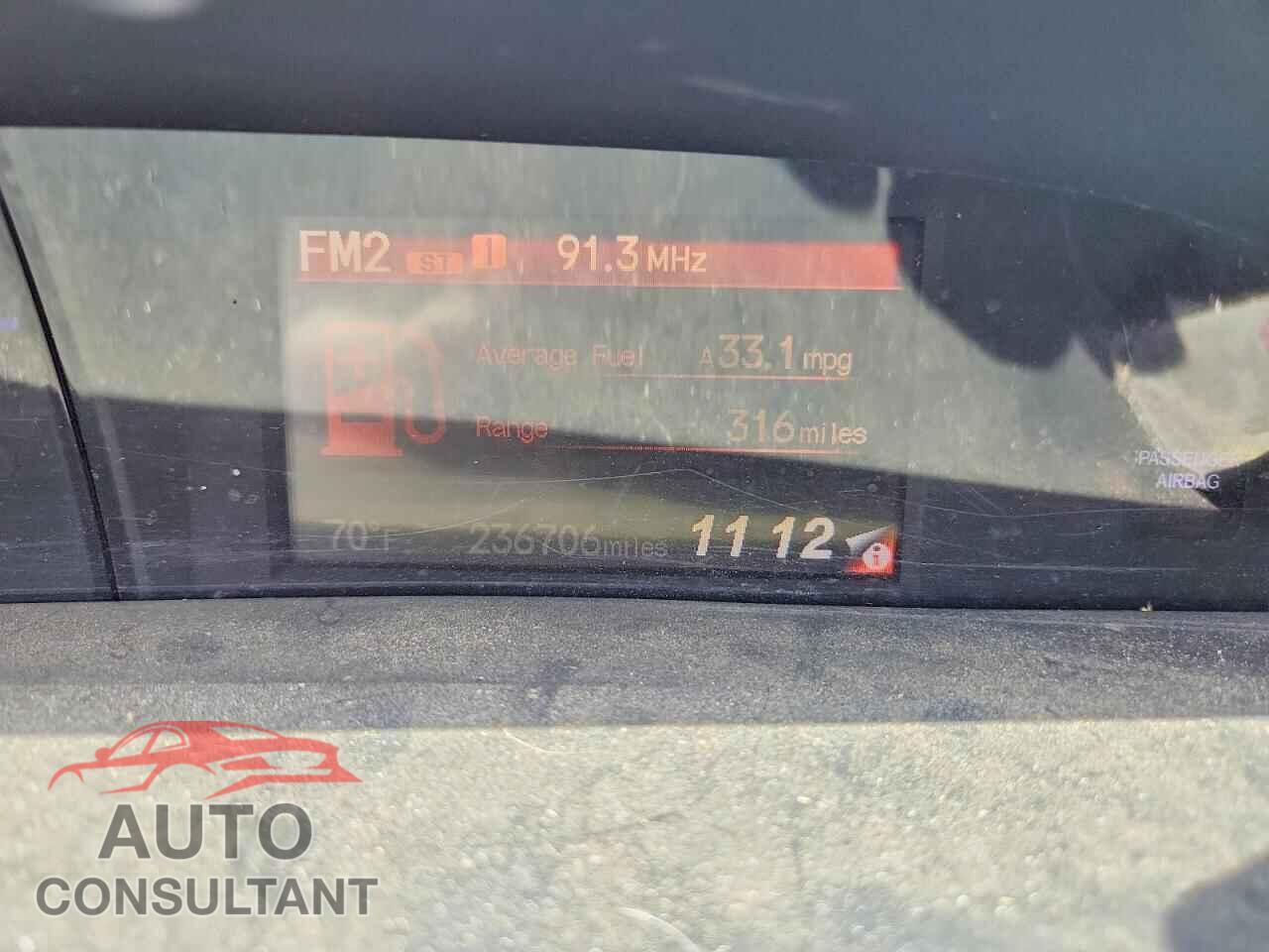 HONDA CIVIC 2012 - 2HGFB2F8XCH505932