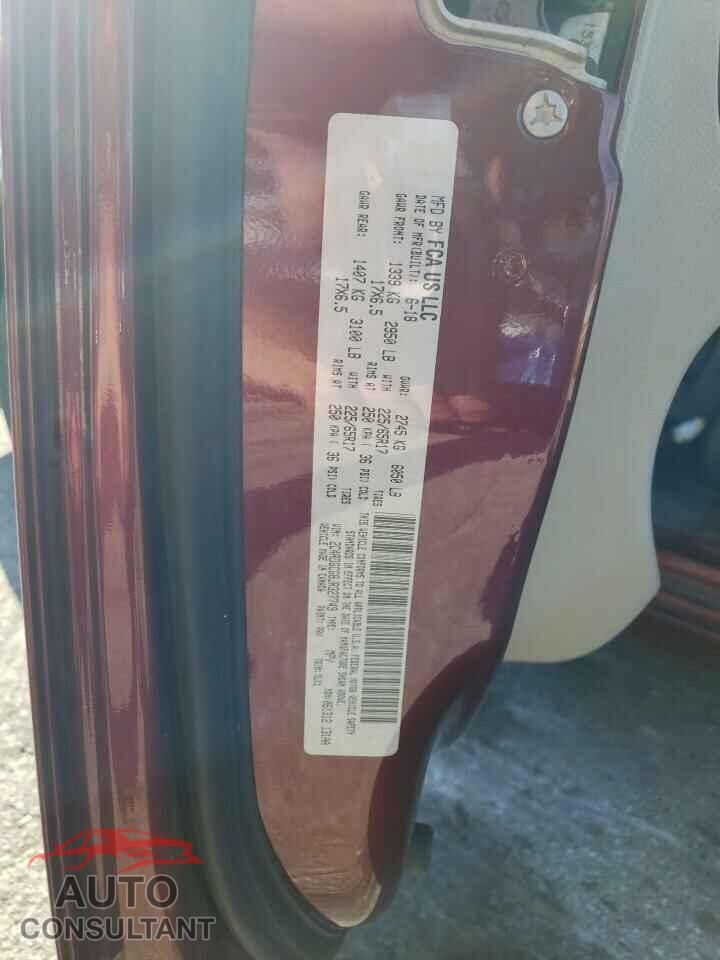 DODGE CARAVAN 2018 - 2C4RDGCG8JR327749