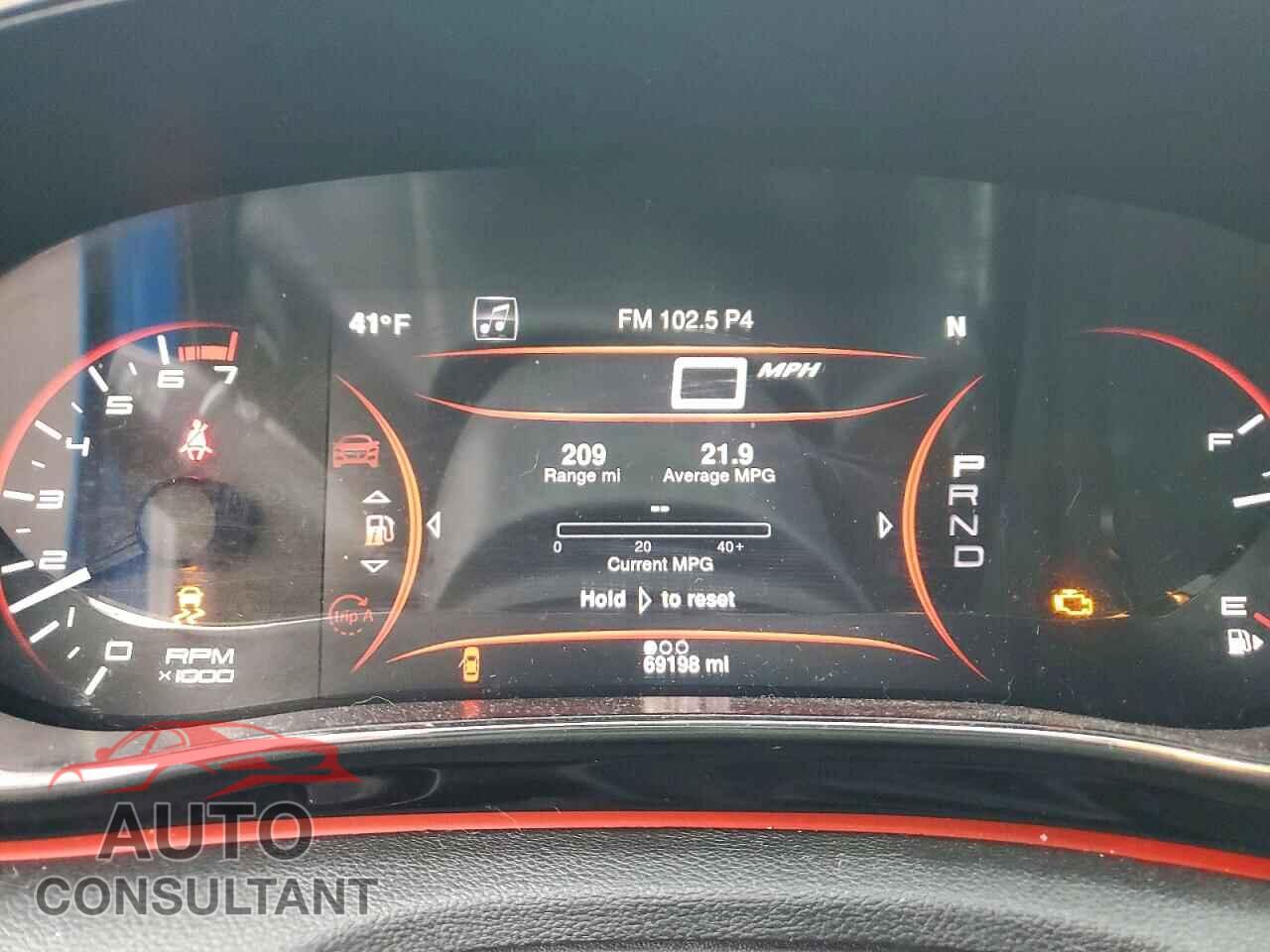 DODGE DART 2015 - 1C3CDFEB7FD223463
