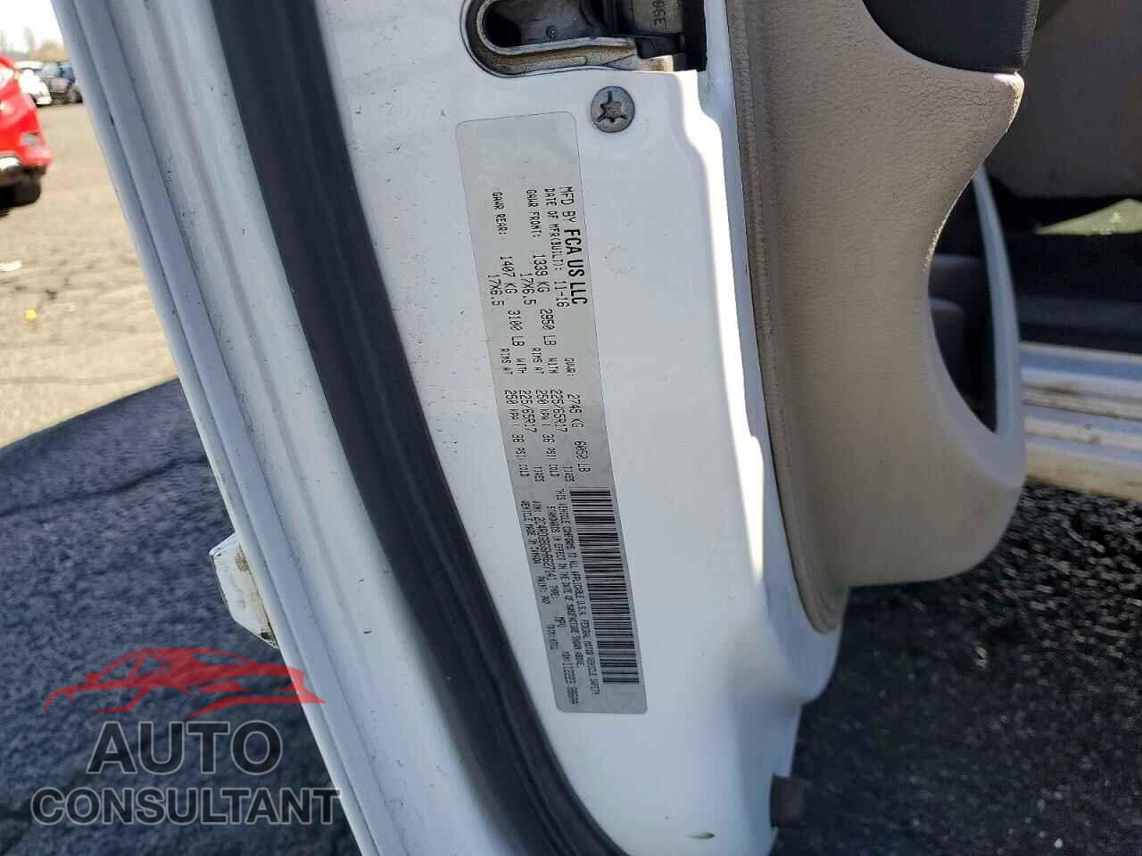 DODGE CARAVAN 2017 - 2C4RDGBG6HR627141