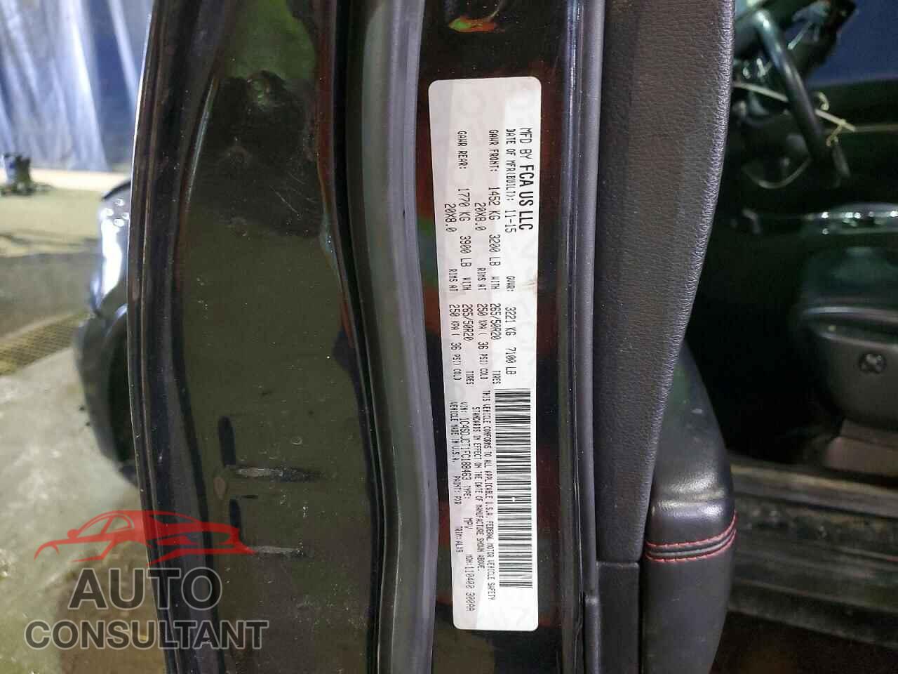 DODGE DURANGO 2015 - 1C4SDJCT1FC188463