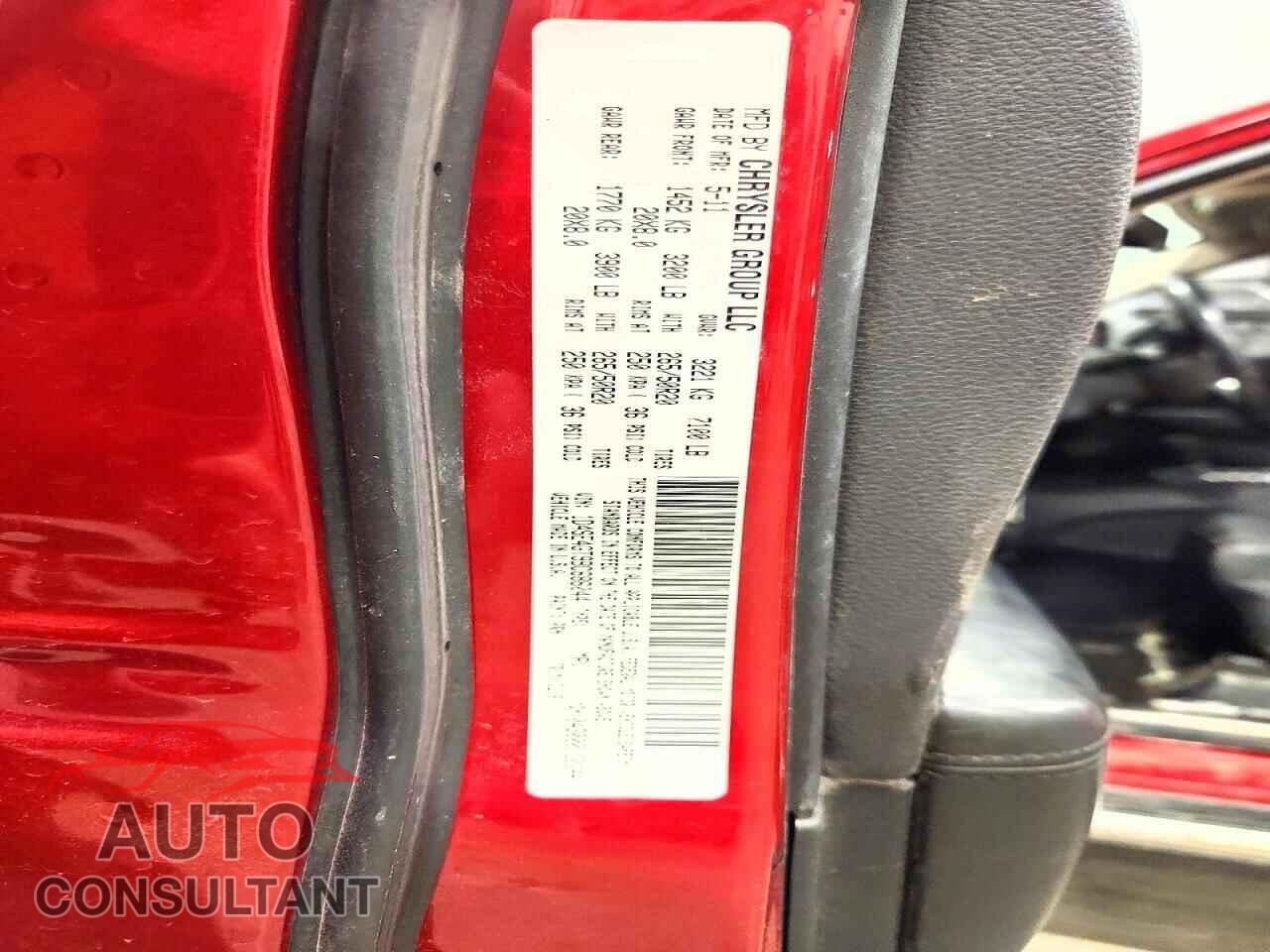 DODGE DURANGO 2011 - 1D4SE4GT9BC686044