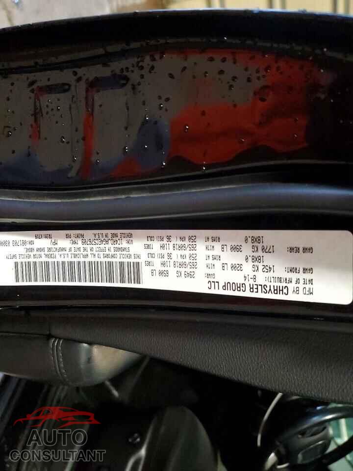 DODGE DURANGO 2014 - 1C4RDJAG4EC576709