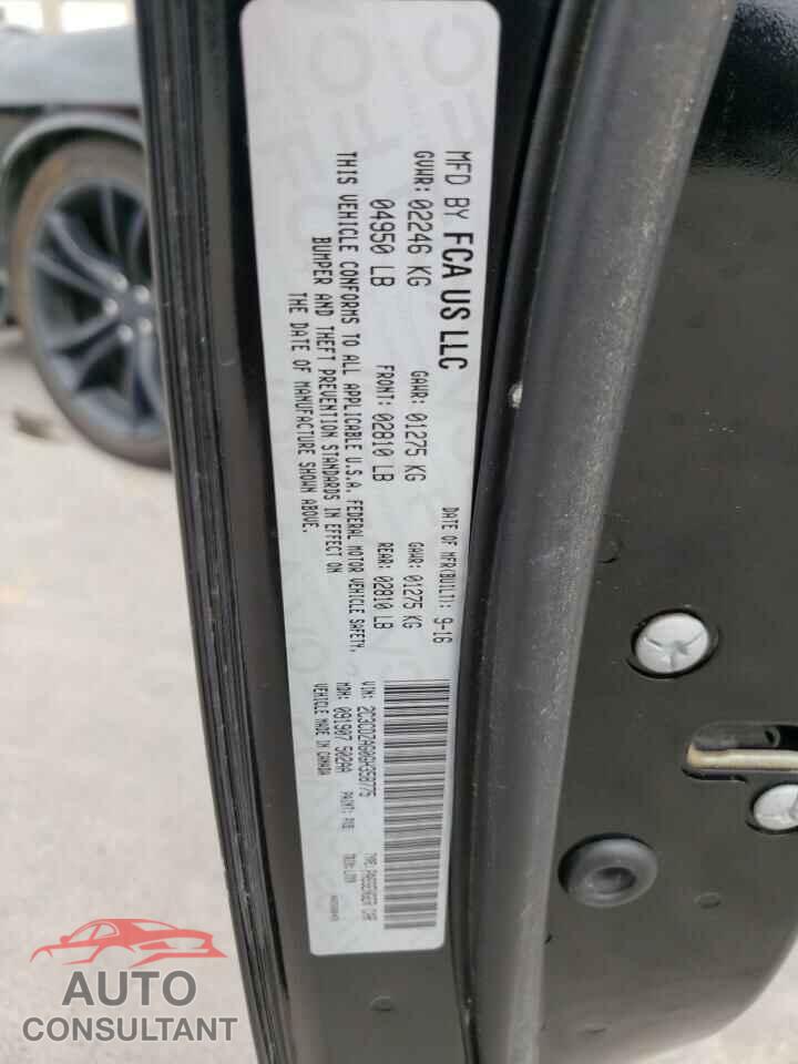 DODGE CHALLENGER 2016 - 2C3CDZAG0GH358775