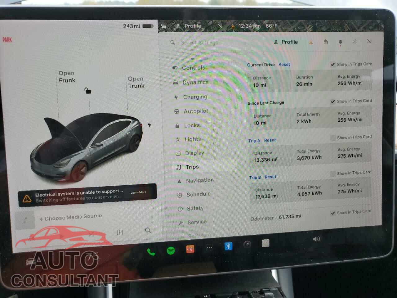 TESLA MODEL 3 2018 - 5YJ3E1EA7JF036664