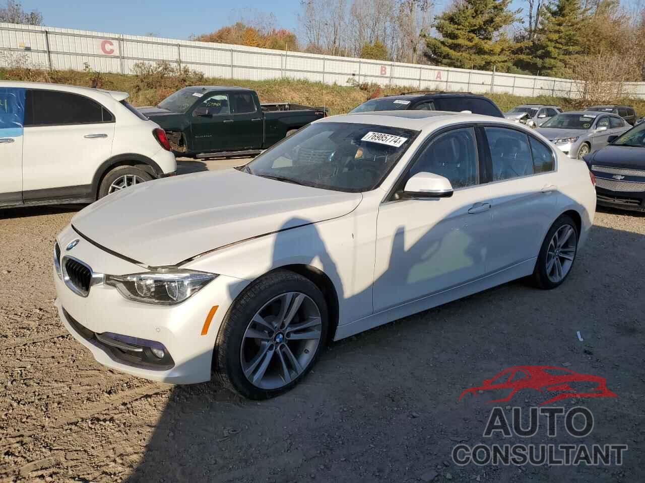 BMW 3 SERIES 2017 - WBA8D9G3XHNU62699