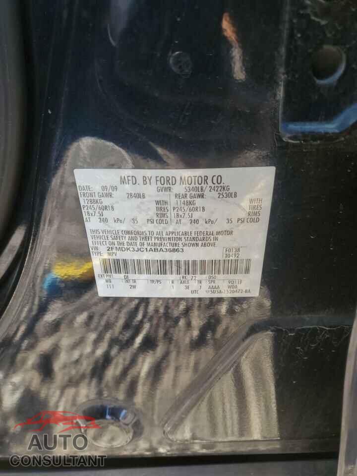 FORD EDGE 2010 - 2FMDK3JC1ABA36863