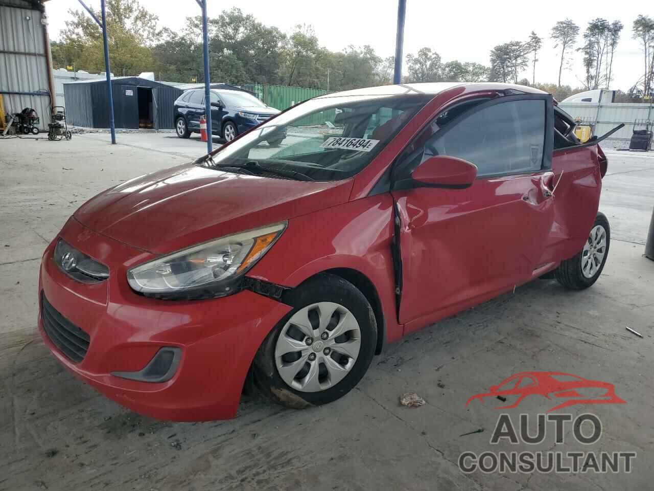 HYUNDAI ACCENT 2016 - KMHCT4AE4GU116032