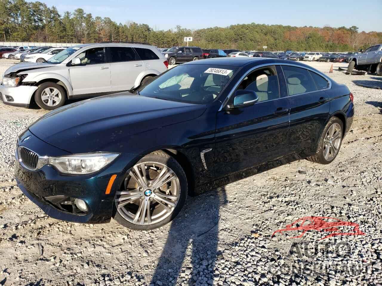 BMW 4 SERIES 2017 - WBA4F7C51HG785919