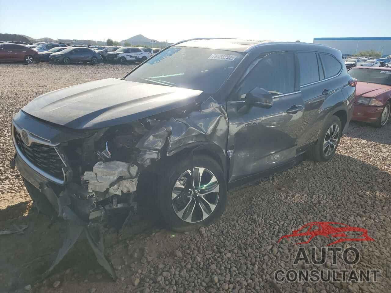 TOYOTA HIGHLANDER 2021 - 5TDHARAH2MS507090