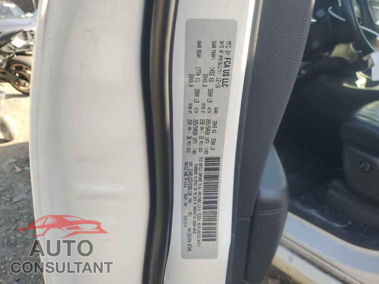 DODGE DURANGO 2017 - 1C4RDJDG7HC661124