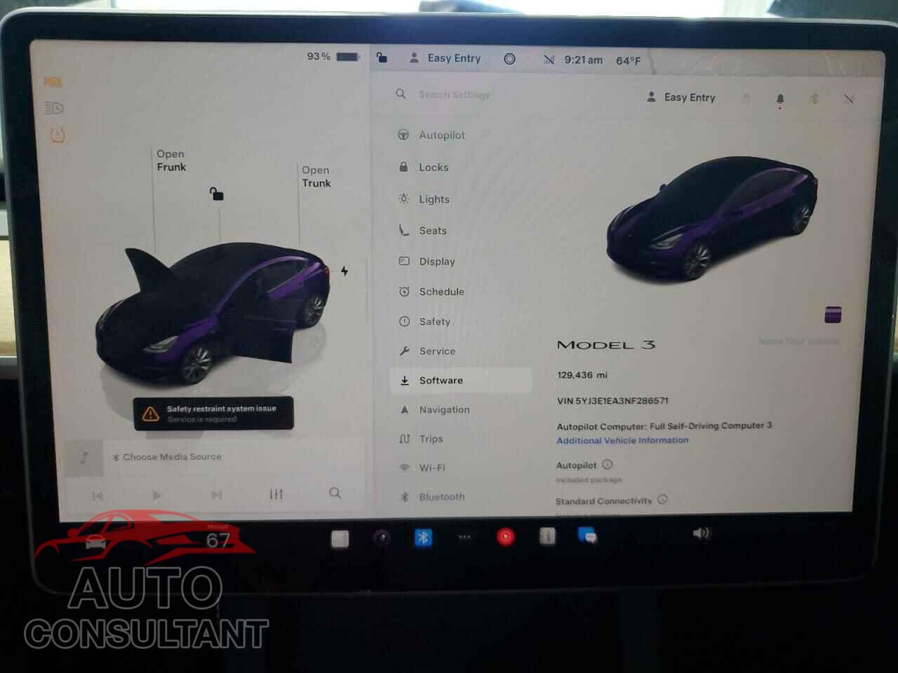 TESLA MODEL 3 2022 - 5YJ3E1EA3NF286571