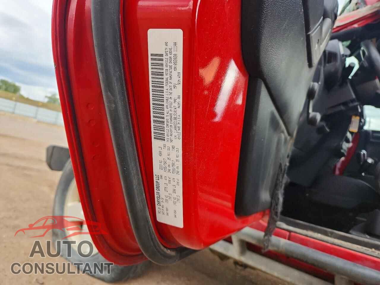JEEP WRANGLER 2011 - 1J4AA2D19BL510147