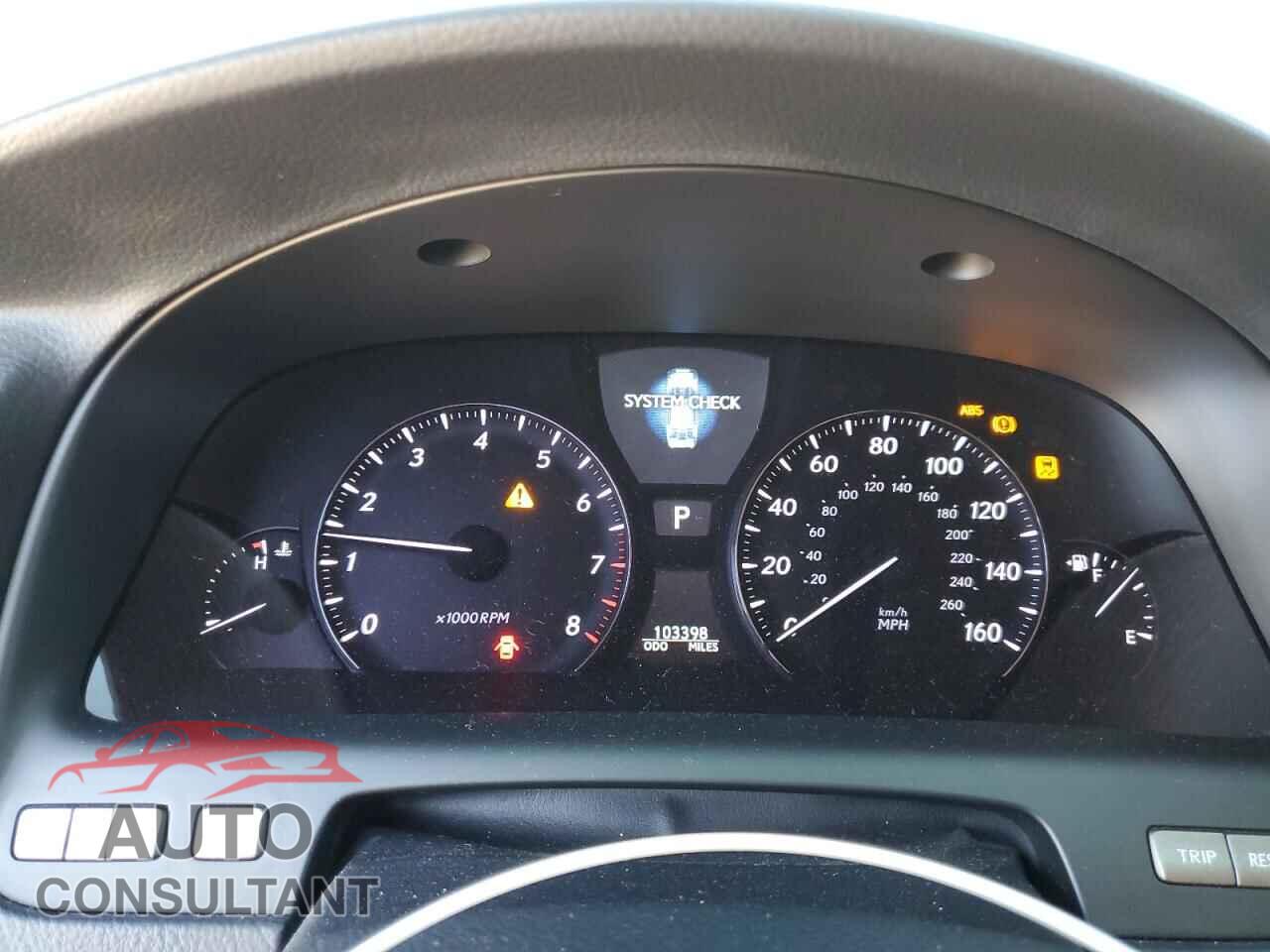 LEXUS LS460 2011 - JTHGL5EF0B5044259