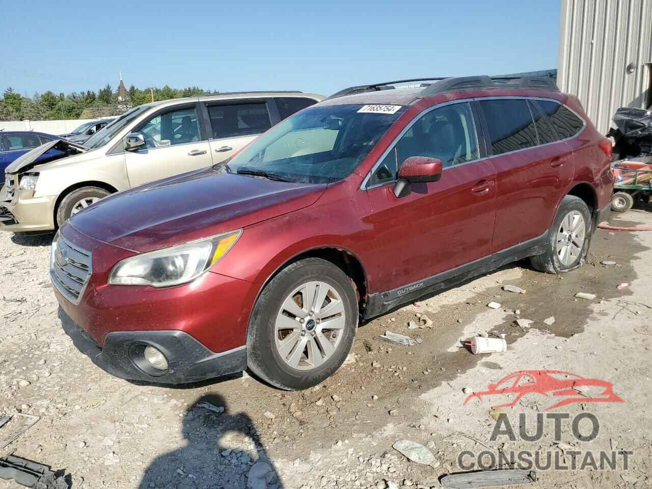 SUBARU OUTBACK 2016 - 4S4BSBDC8G3346997