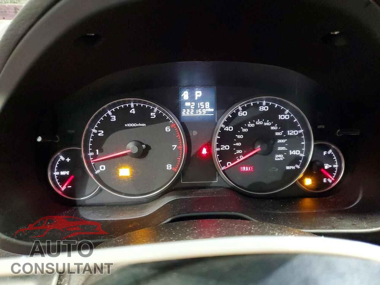 SUBARU OUTBACK 2013 - 4S4BRBCC1D3243591
