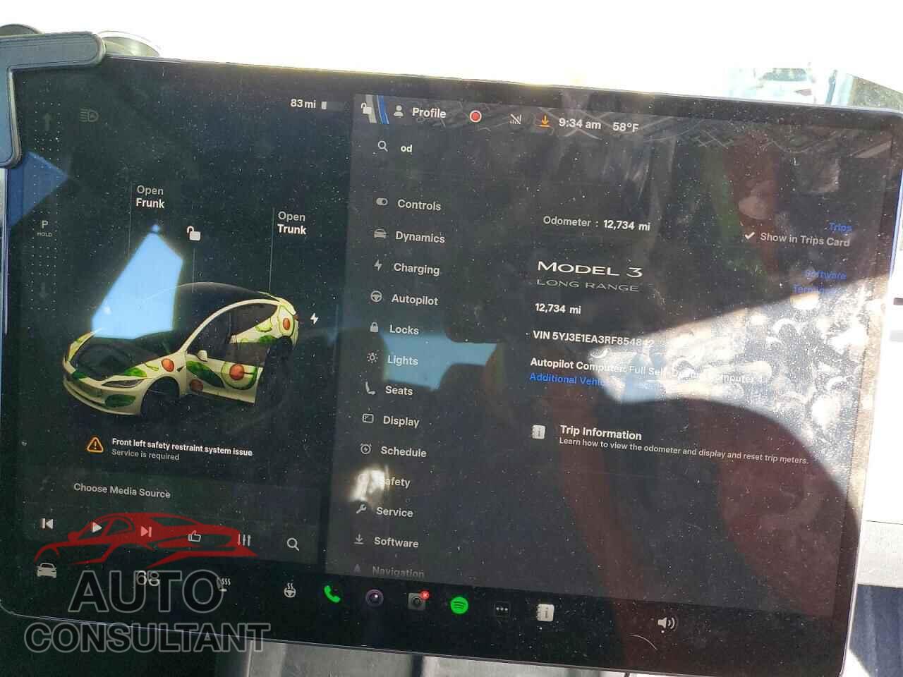 TESLA MODEL 3 2024 - 5YJ3E1EA3RF854842