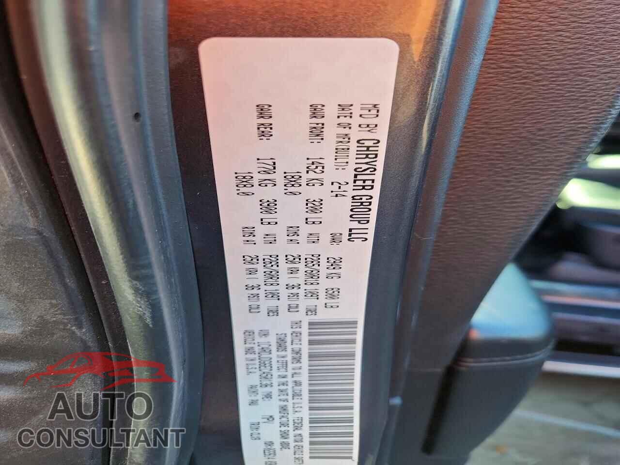 DODGE DURANGO 2014 - 1C4RDJDG6EC450136